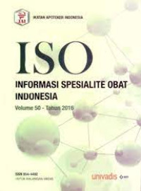 Image of ISO : INFORMASI SPESIALITE OBAT INDONESIA volume 50 tahun 2016
