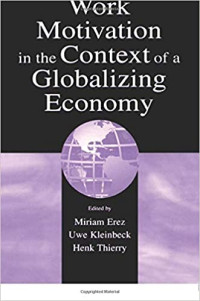 Image of WORK MOTIVATION
IN THE CONTEXT OF A
GLOBALIZING ECONOMY