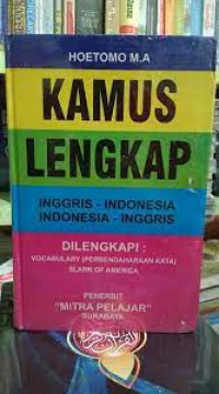 Image of KAMUS LENGKAP : INGGRIS-INDONESIA : INDONESIA-INGGRIS