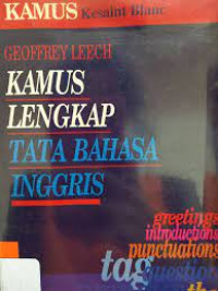 Image of kamus lengkap tata bahasa inggris