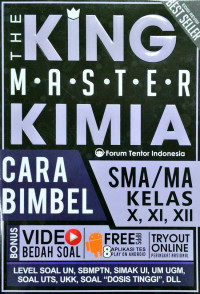 Image of The King Master Kimia Cara Bimbel SMA/MA Kelas X, XI, XII