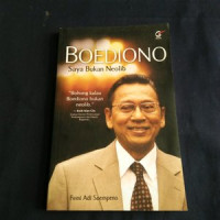 Image of BOEDIONO : SAYA BUKAN NEOLIB